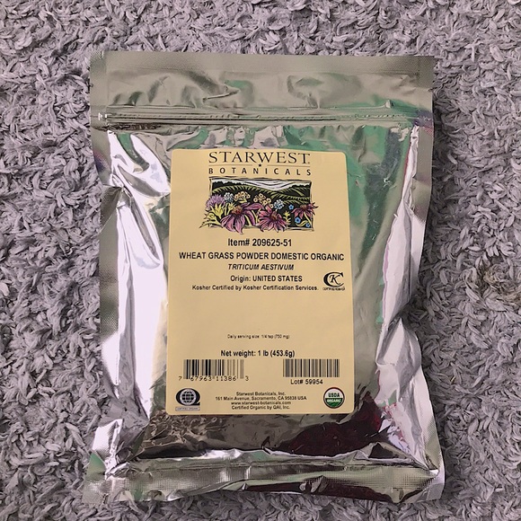 Wheat Grass Powder Domestic Organic - Picture 1 of 3